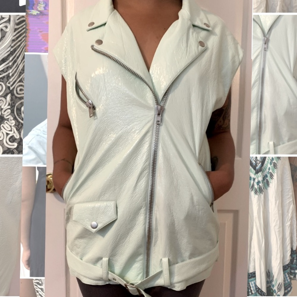 NWT NastyGal Pleather Vest